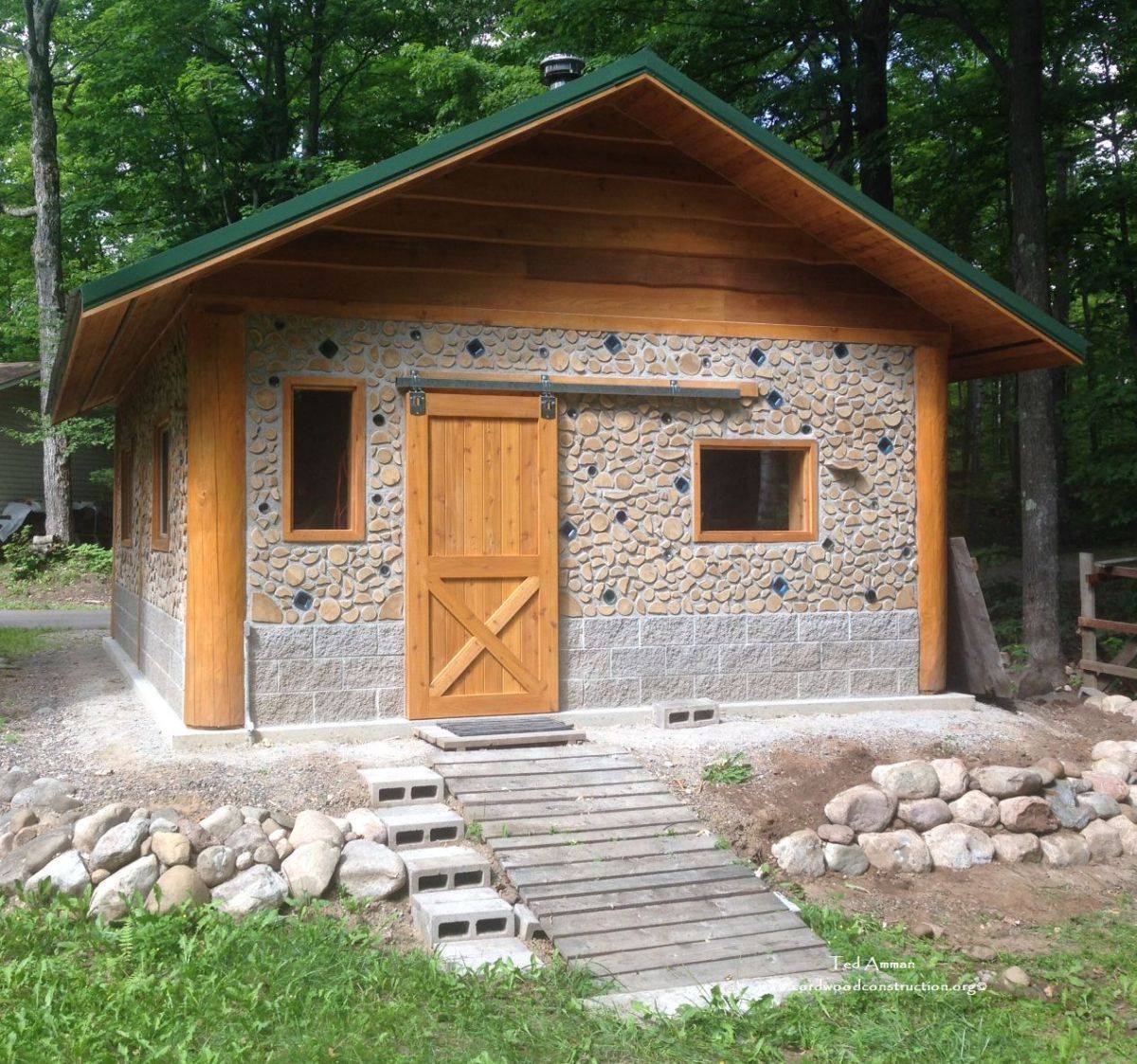 A Perfectly Beautiful Cordwood Garden