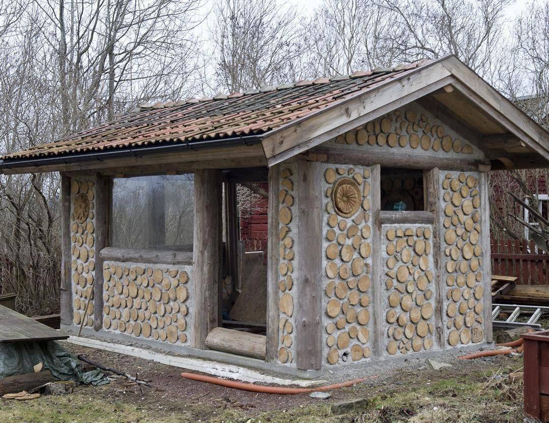 Cordwood Garden Shed