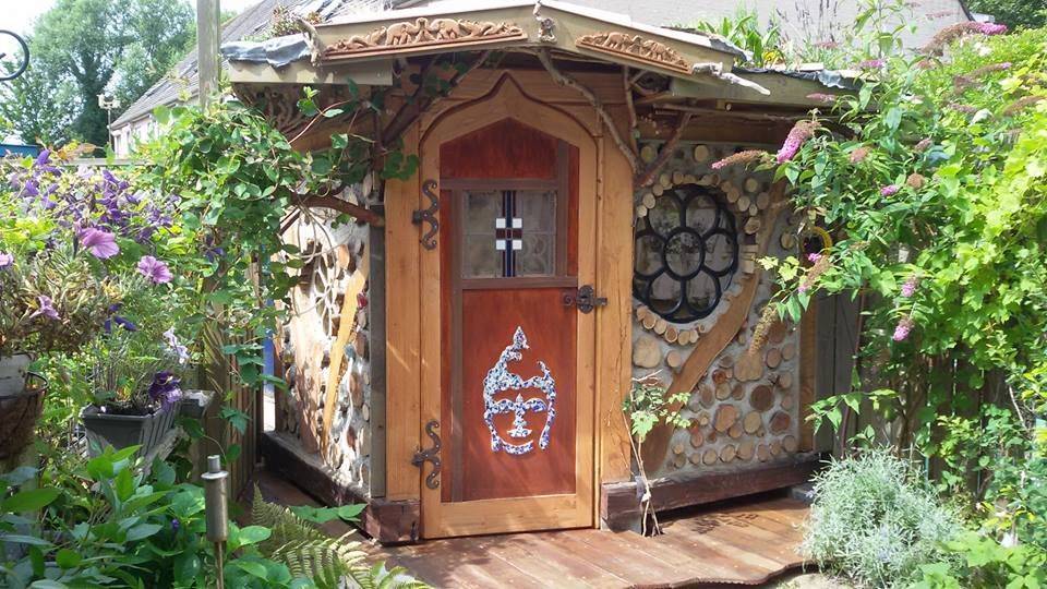 Shed Stackwall Style Cordwood Construction