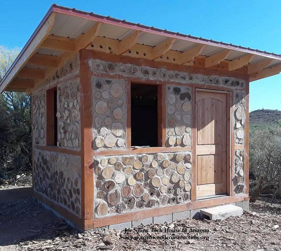 Cordwood Sheds And Cabins Sometimes Known As Stackwall Stovewood