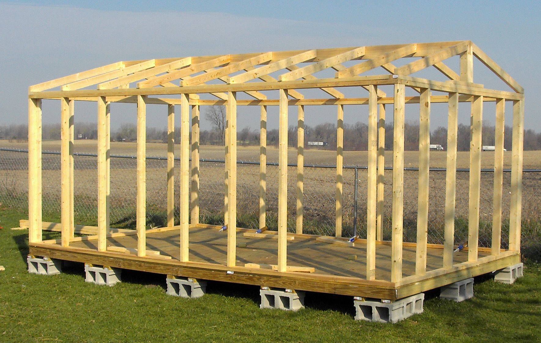 Leanto Tool Shed