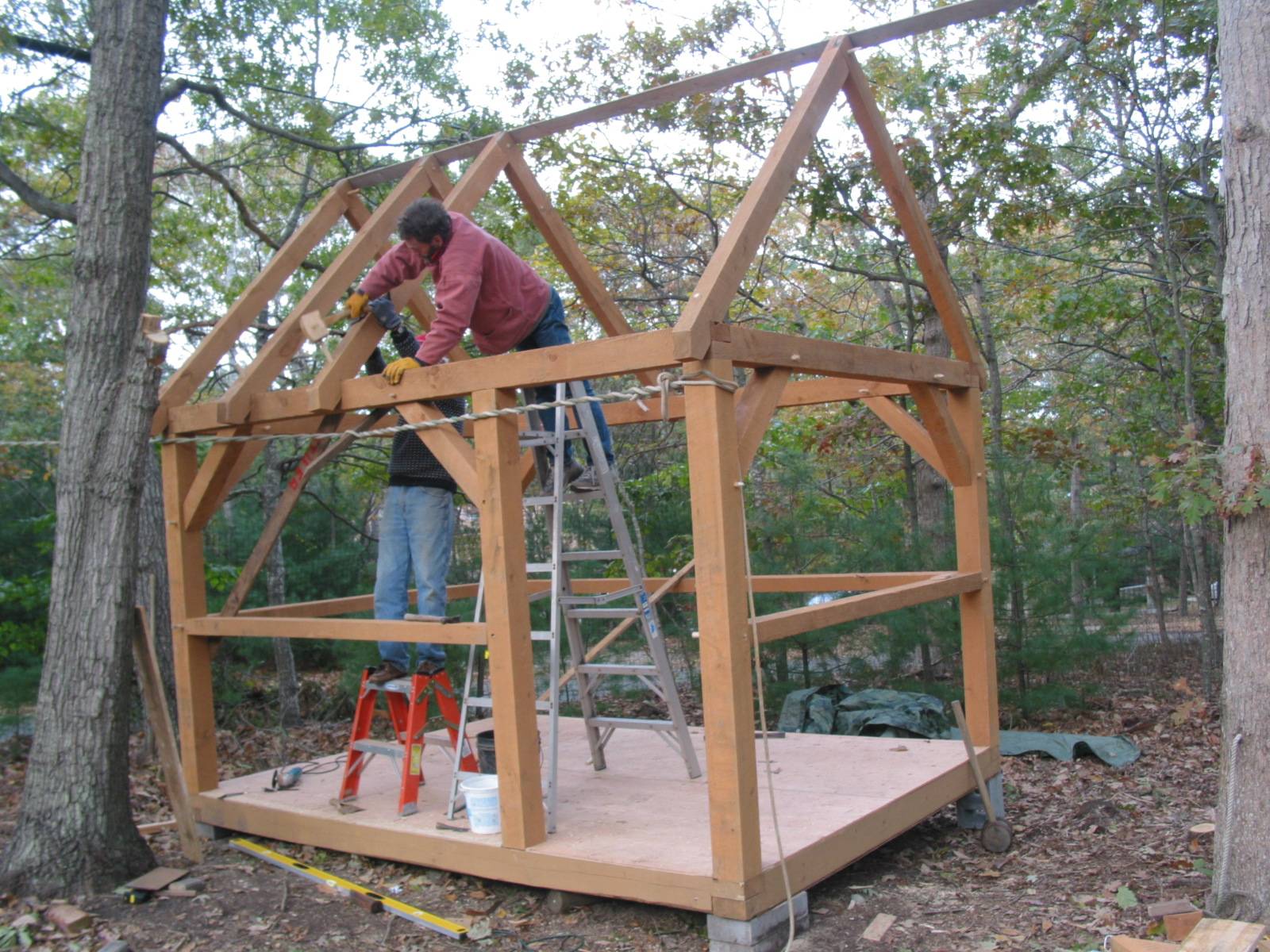 Grand Victorian Timber Frame Shed