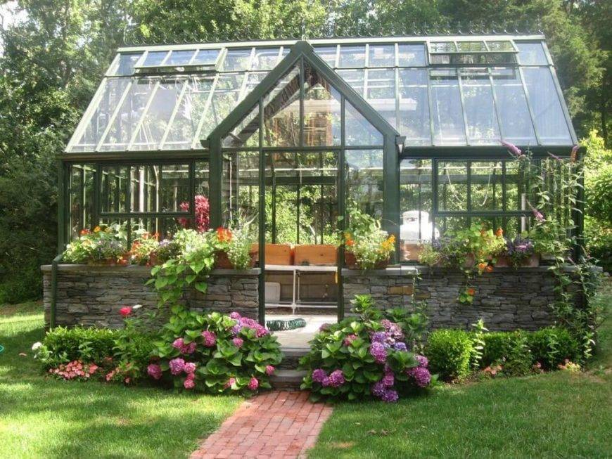 Backyard Vegetable Garden Greenhouse