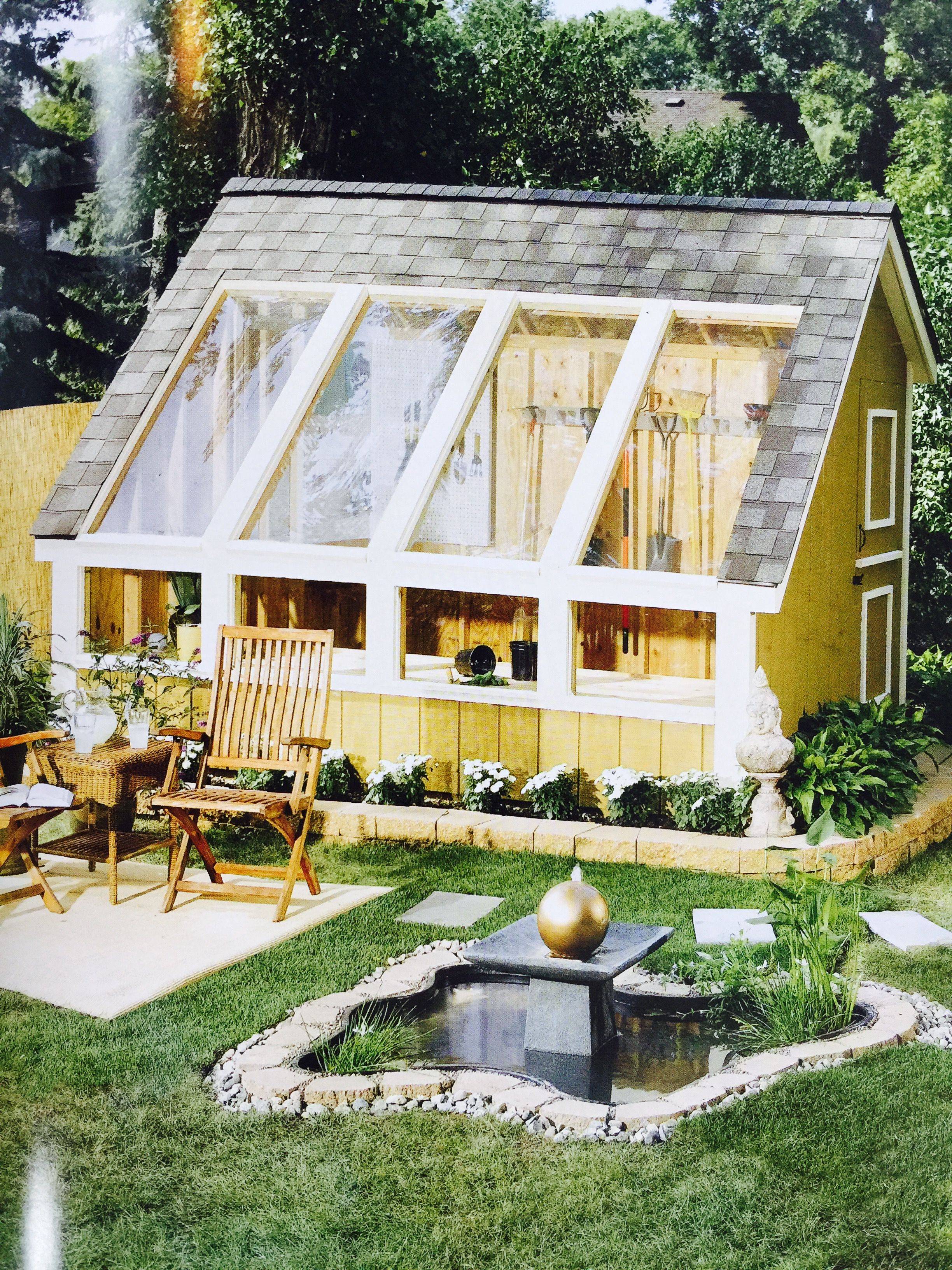 Awesome Garden Shed Design Ideas Roundecor Backyard Greenhouse