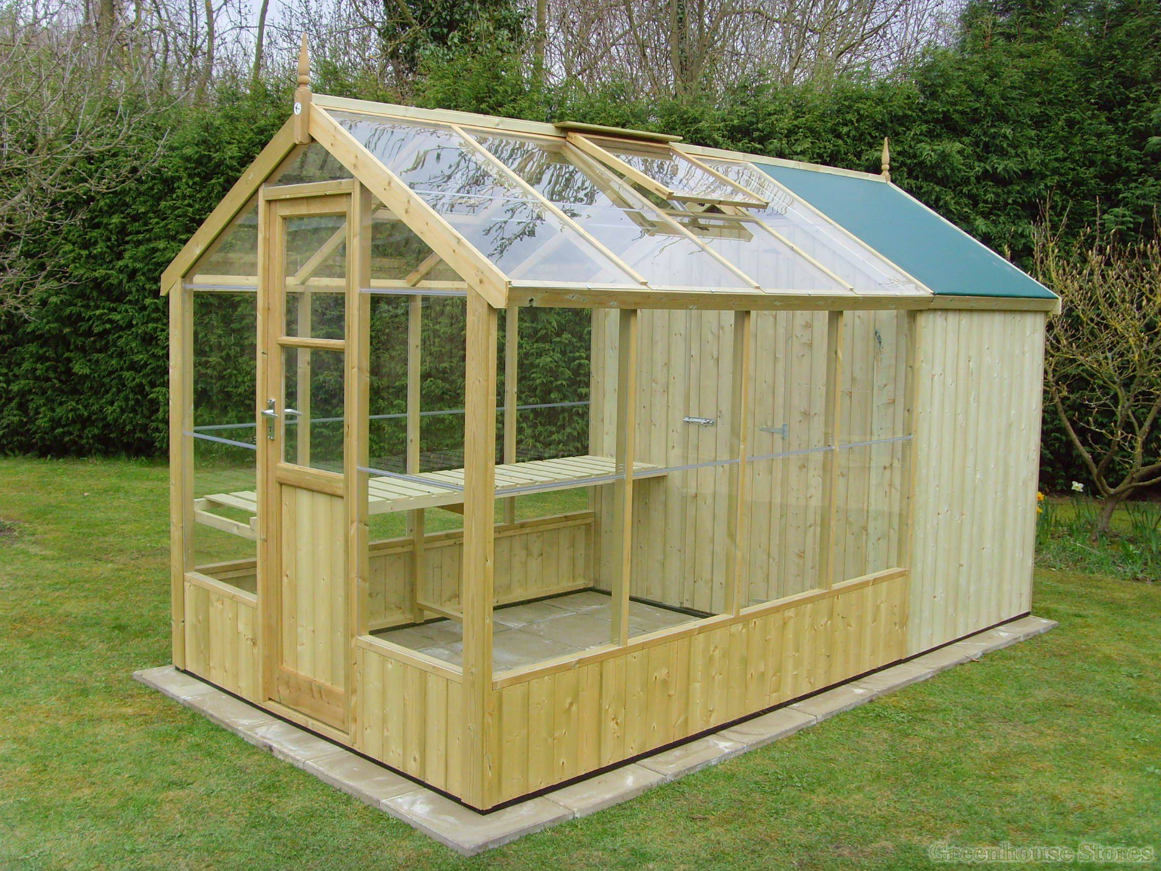 Garden Shed Greenhouse Combo Plans Gardeninggcom