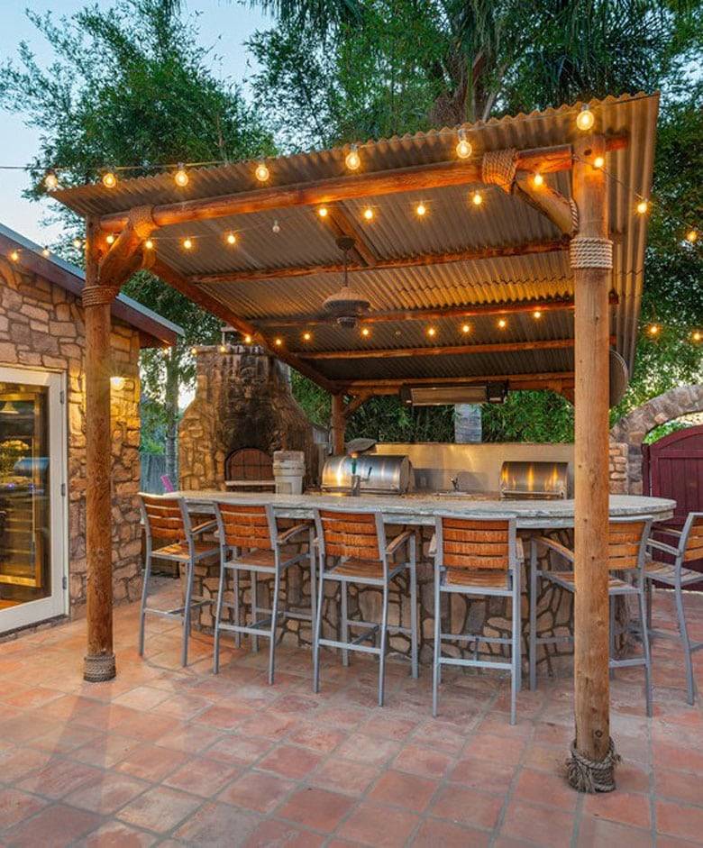 Outside Patio Backyard Covered