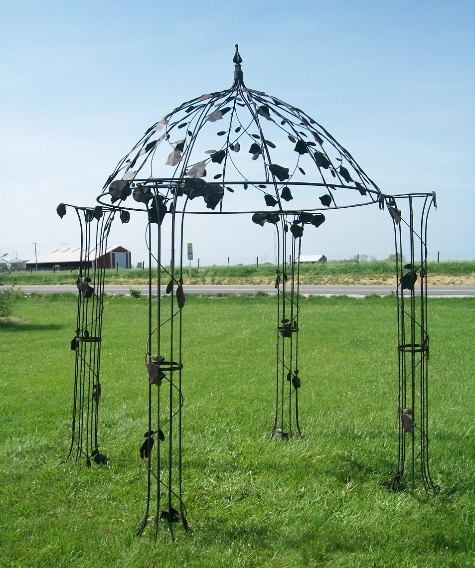 Black Modern Design Garden Trellis