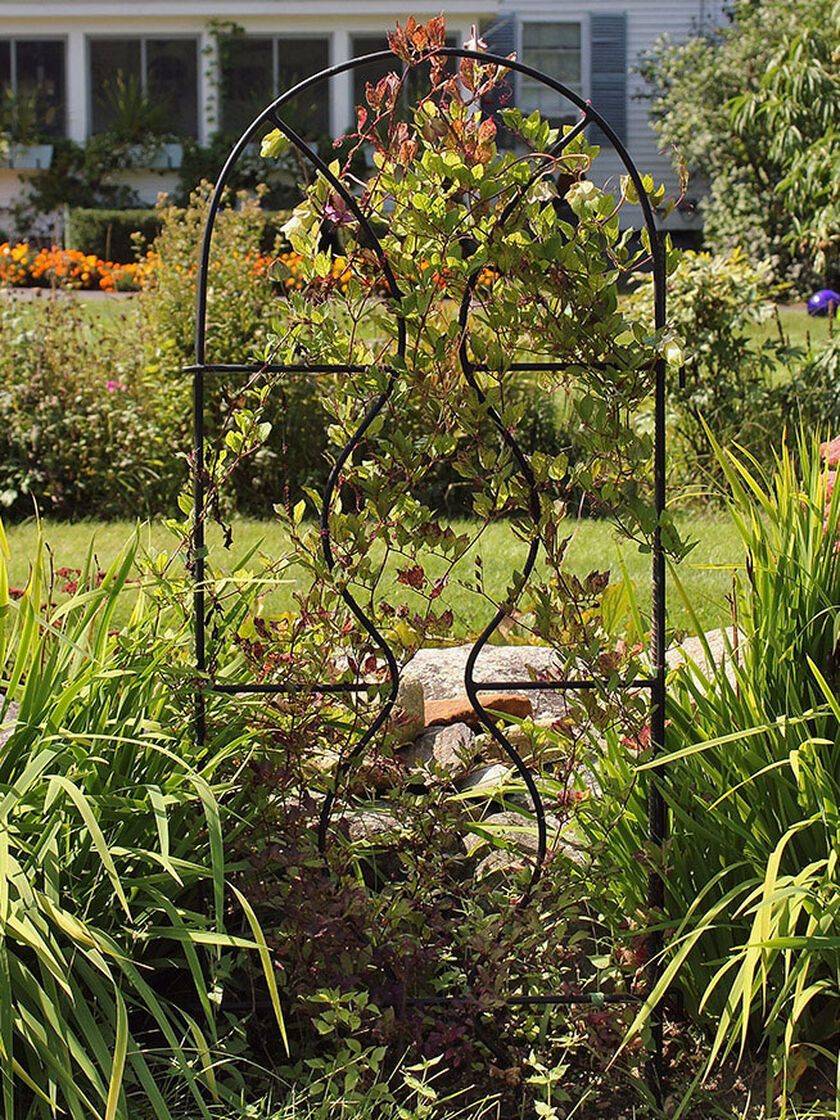 Wooden Trellis Home Depot Wood Planter Expanding Free Standing Fence
