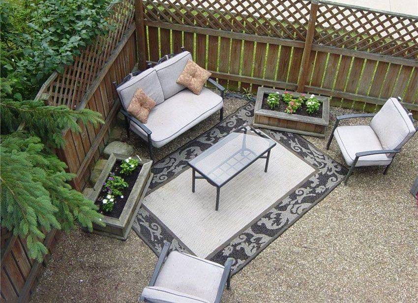 Backyard Gravel Garden Design Ideas