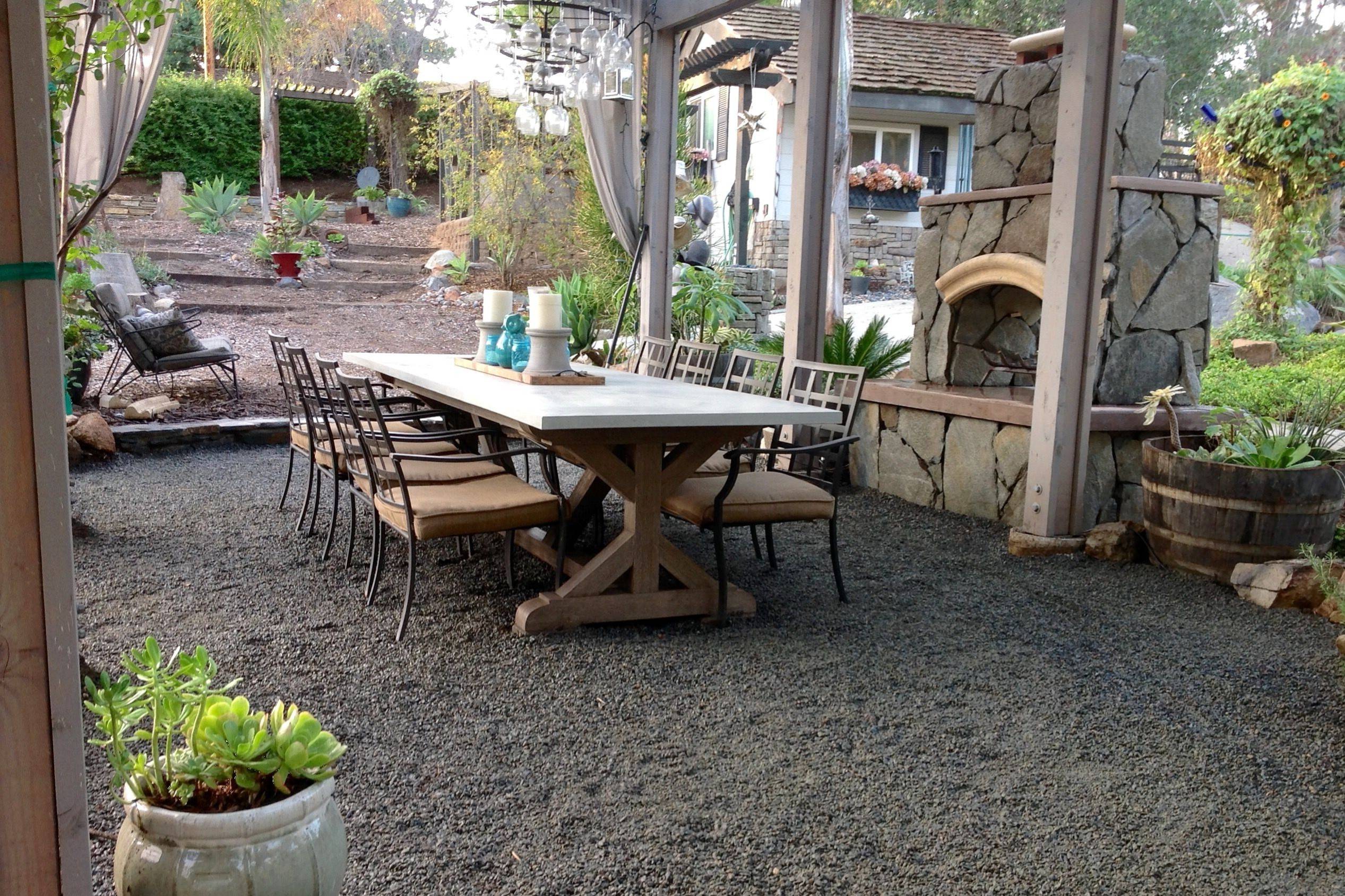 A Gravel Patio