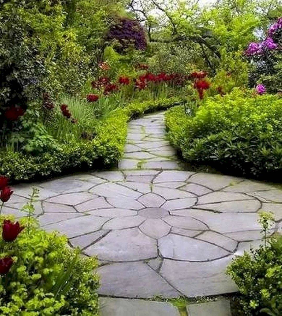 Lovely Stepping Stones Pathway Ideas