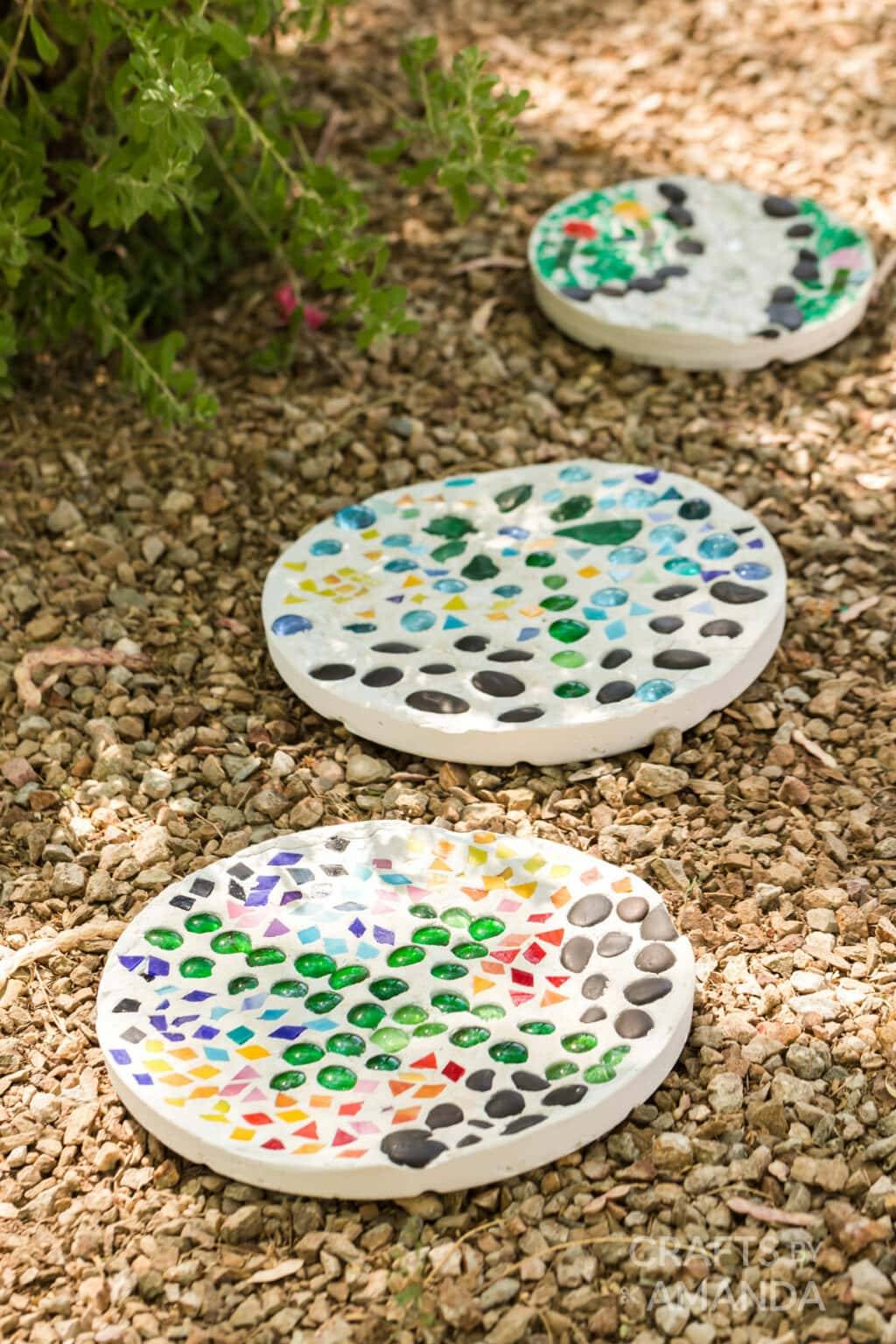 Mosaic Garden Stepping Stone Diy