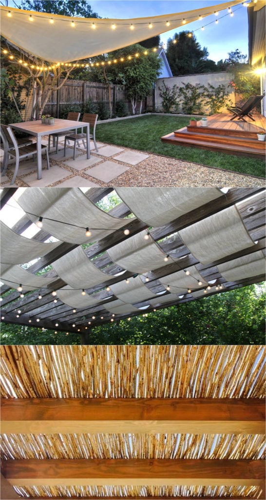 Uv Sun Shade Outdoor Sun Screen Portable Fabric Awning Patio Shade