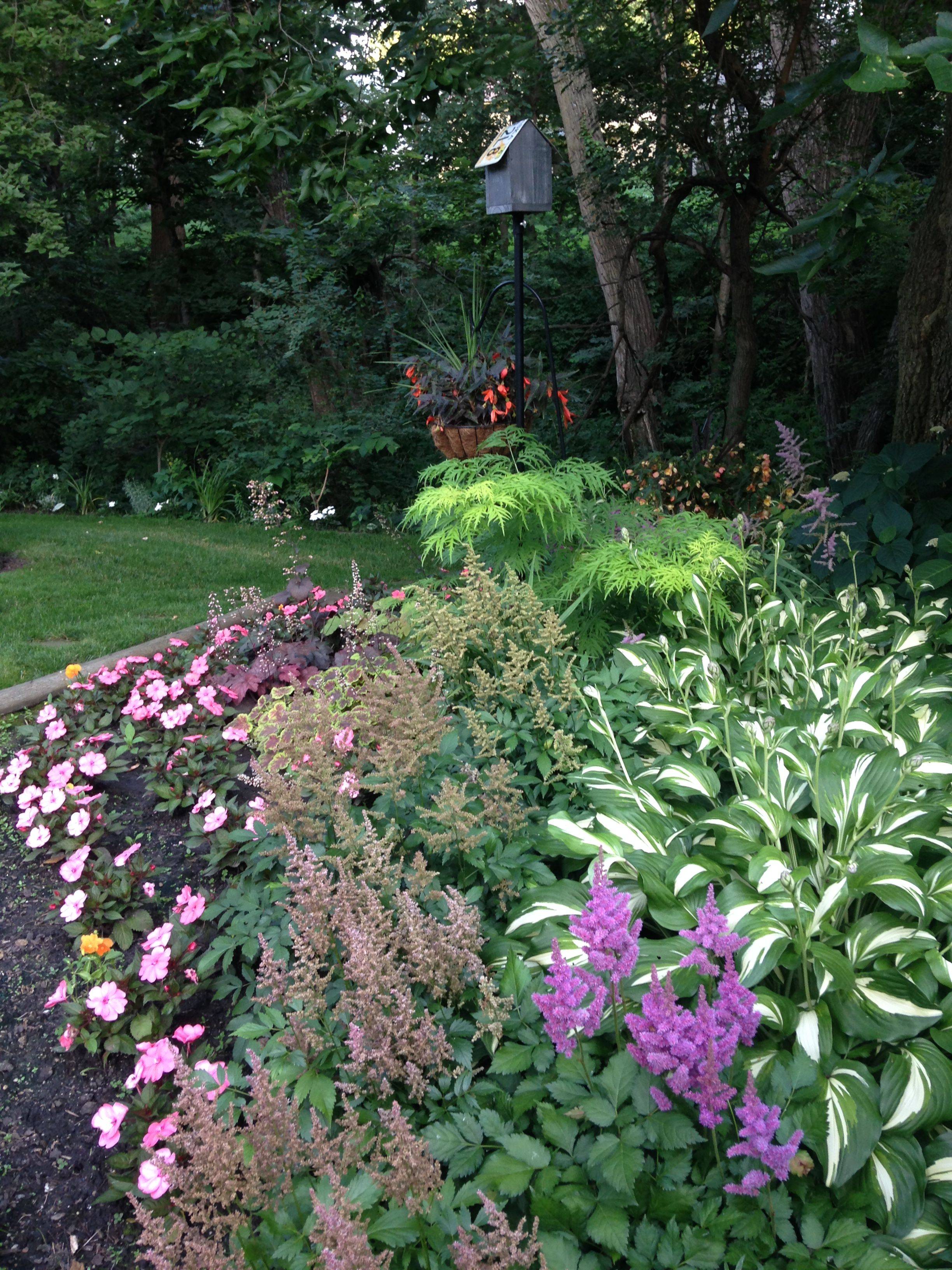 Shade Landscape Patio Small Flower Garden Design Designs Fascinating