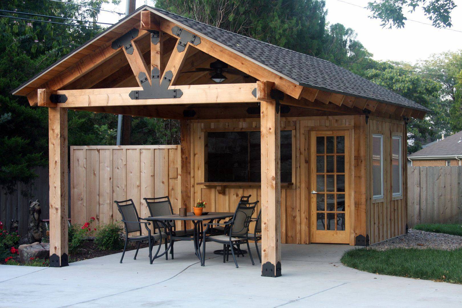 X Farmhouse Pavilion Greenhouse Sheds