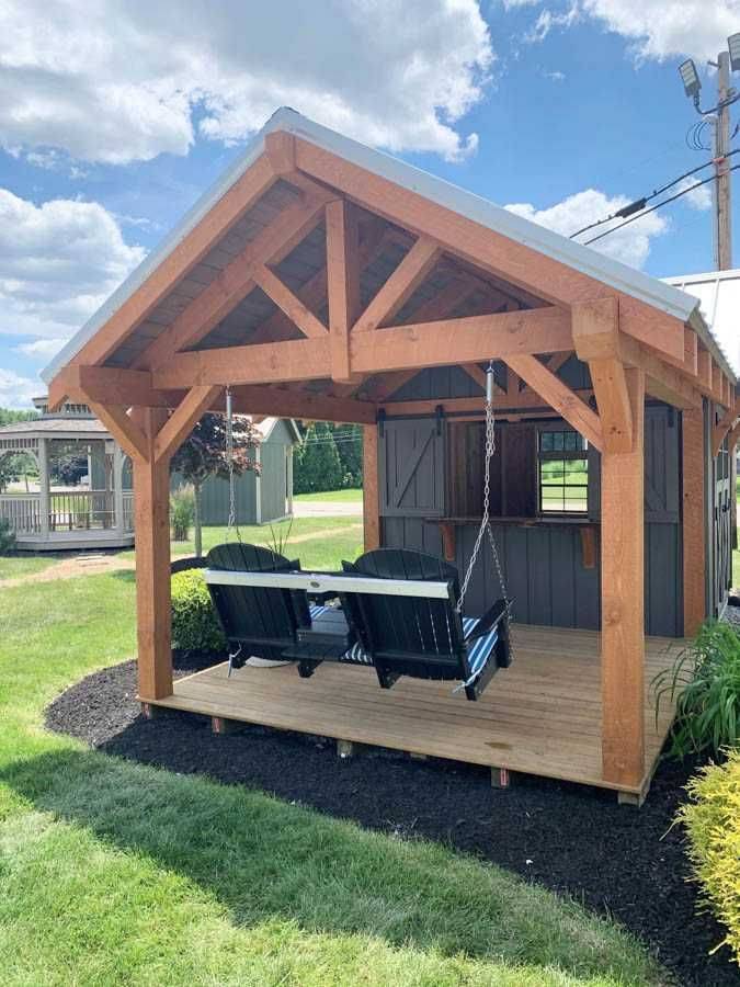 Farmhouse Pavilion Backyard Structures