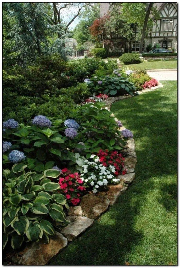 Cool Front Yard Rock Garden Ideas