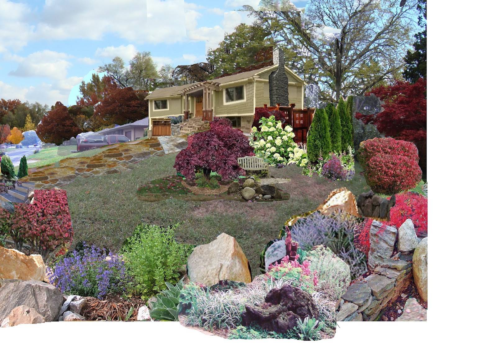 Custom Garden Design The Local Shed Small Front Yard Landscaping