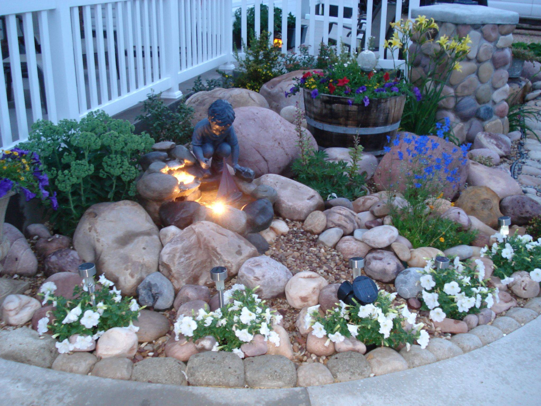 Marvelous Rock Garden Ideas Backyard Front Yard Page