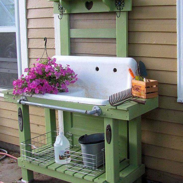 22 Outdoor Garden Sink Ideas To Try This Year | SharonSable