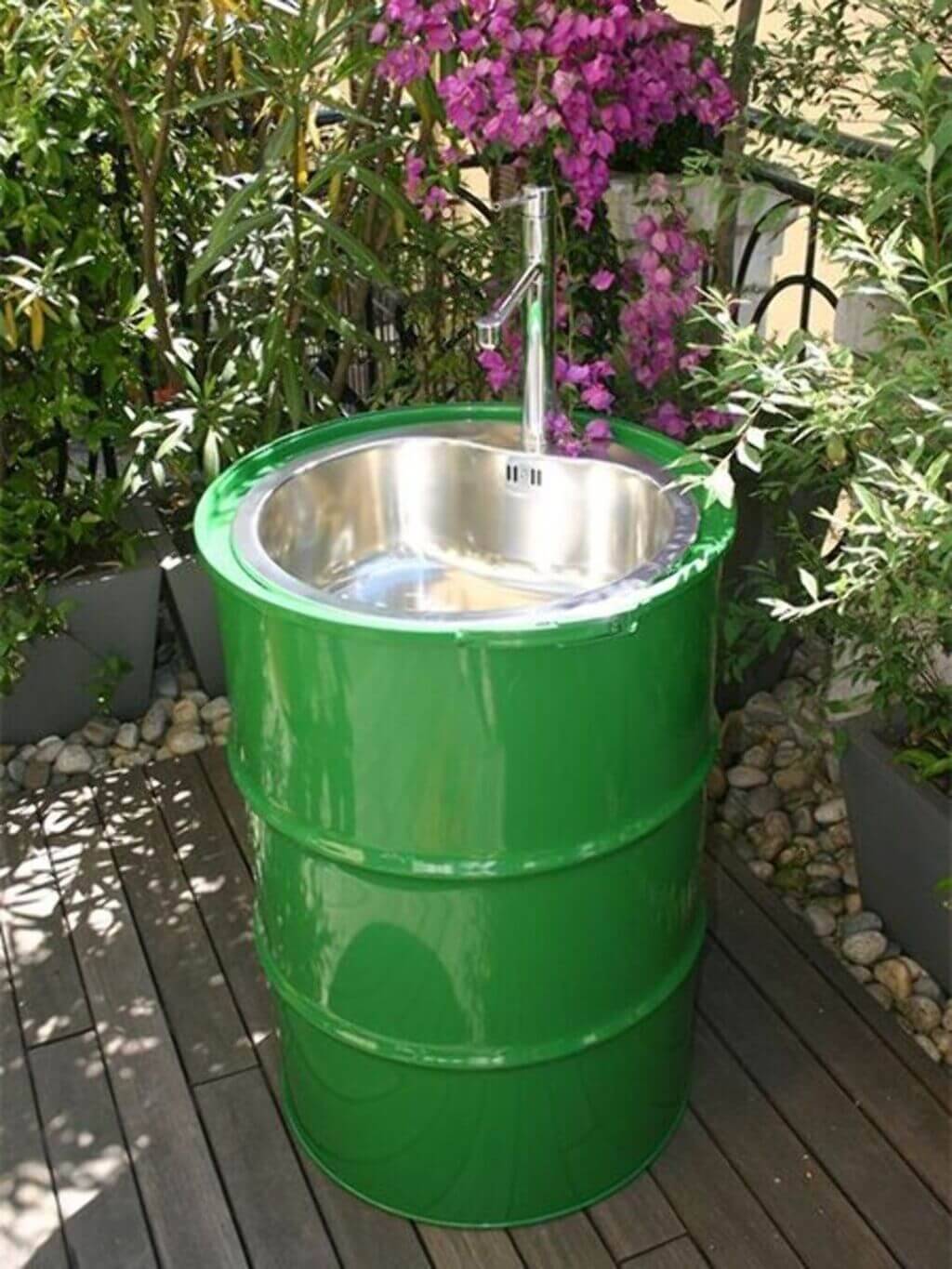 Creative And Functional Garden Sink