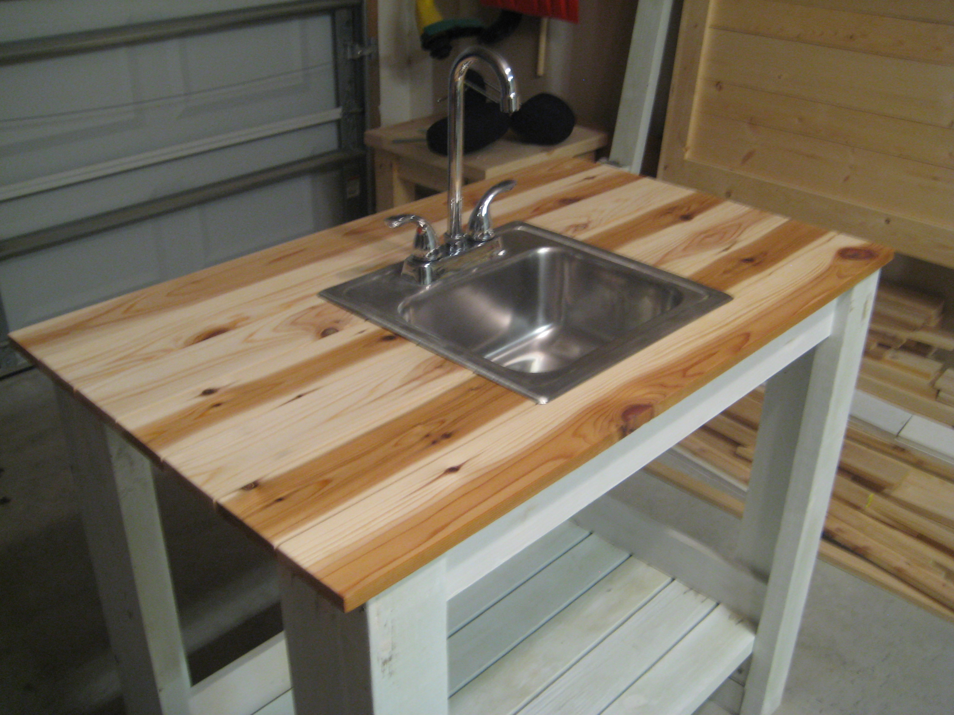 Creative And Functional Garden Sink