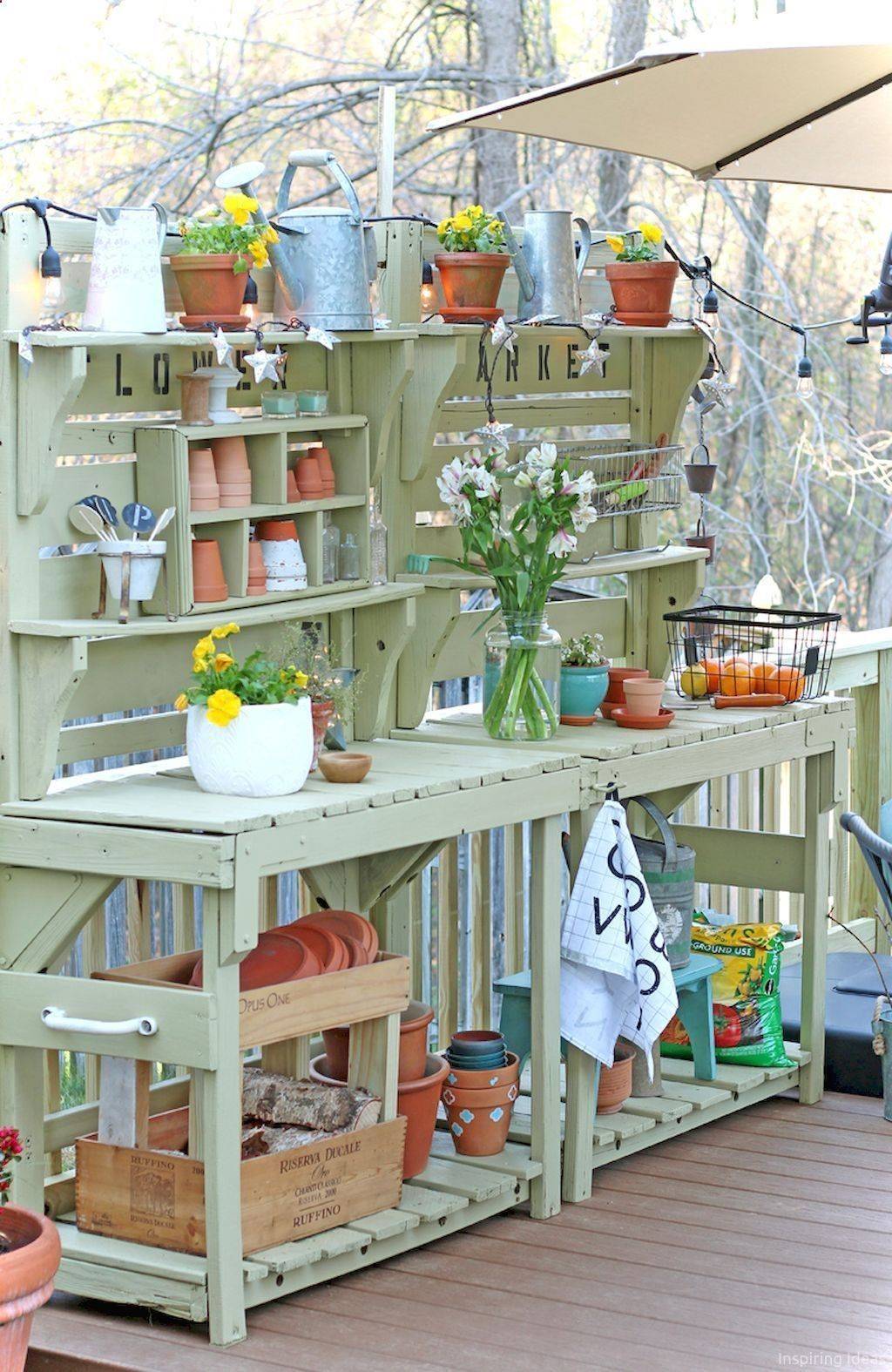 Gorgeous Potting Benches