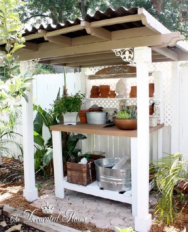 Gardening Potting Bench
