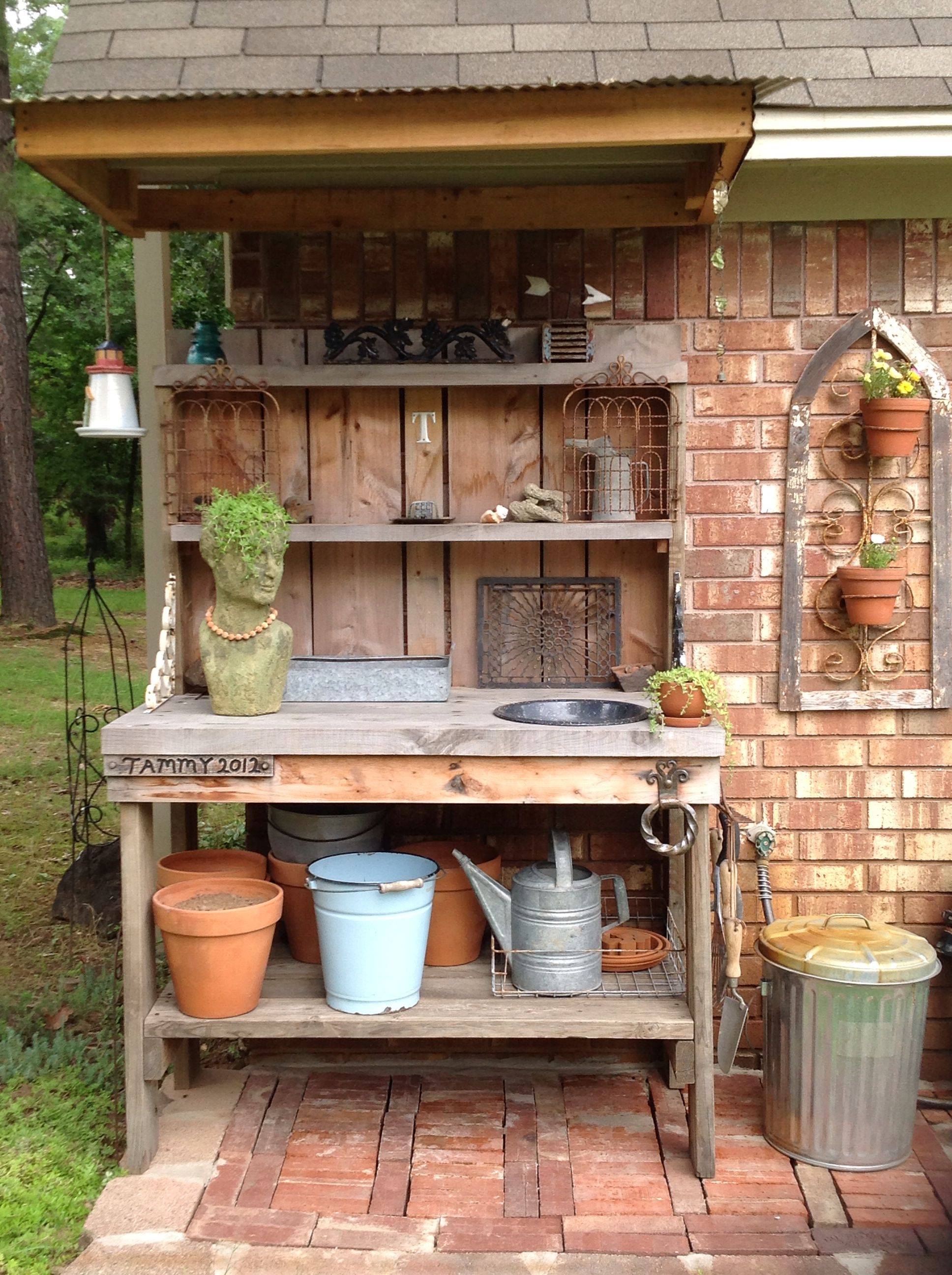 Interesting Potting Bench Ideas