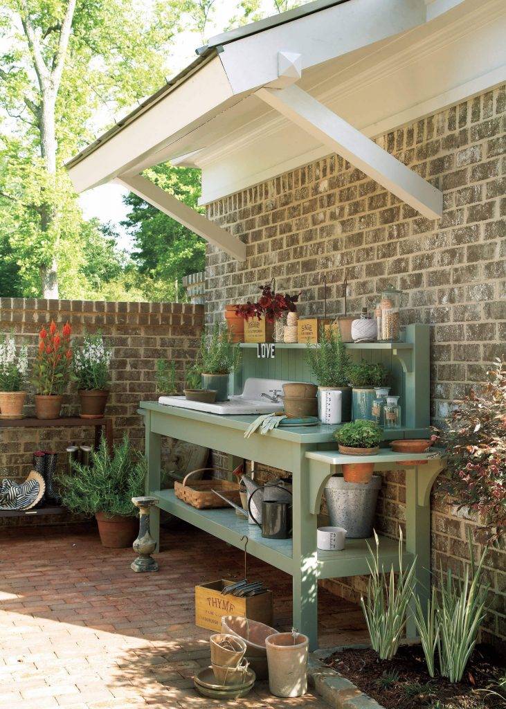 Repurposed Changing Table Potting Bench Prodigal Pieces