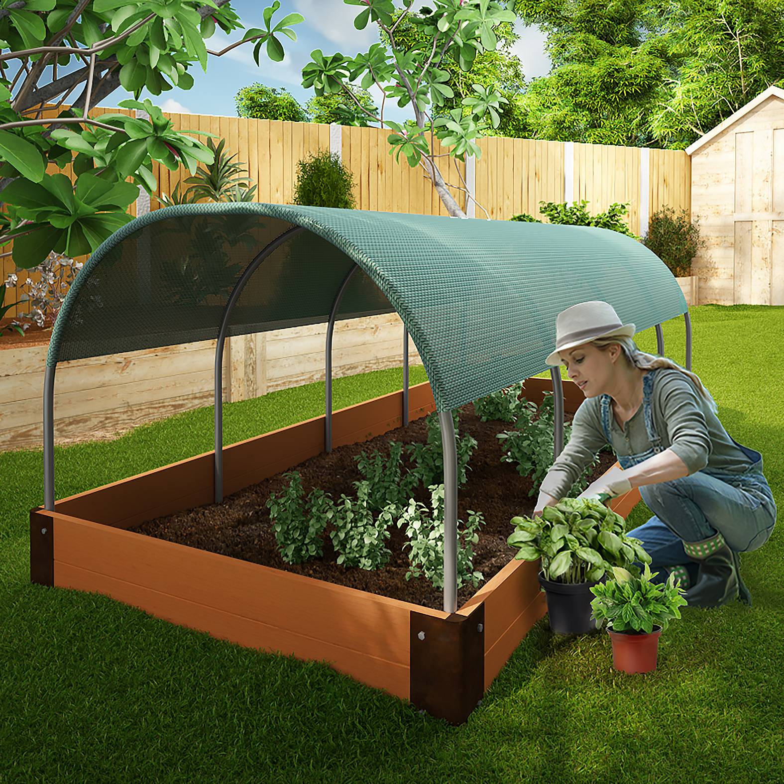 23 Vegetable Garden Shade Structures Ideas You Should Check SharonSable