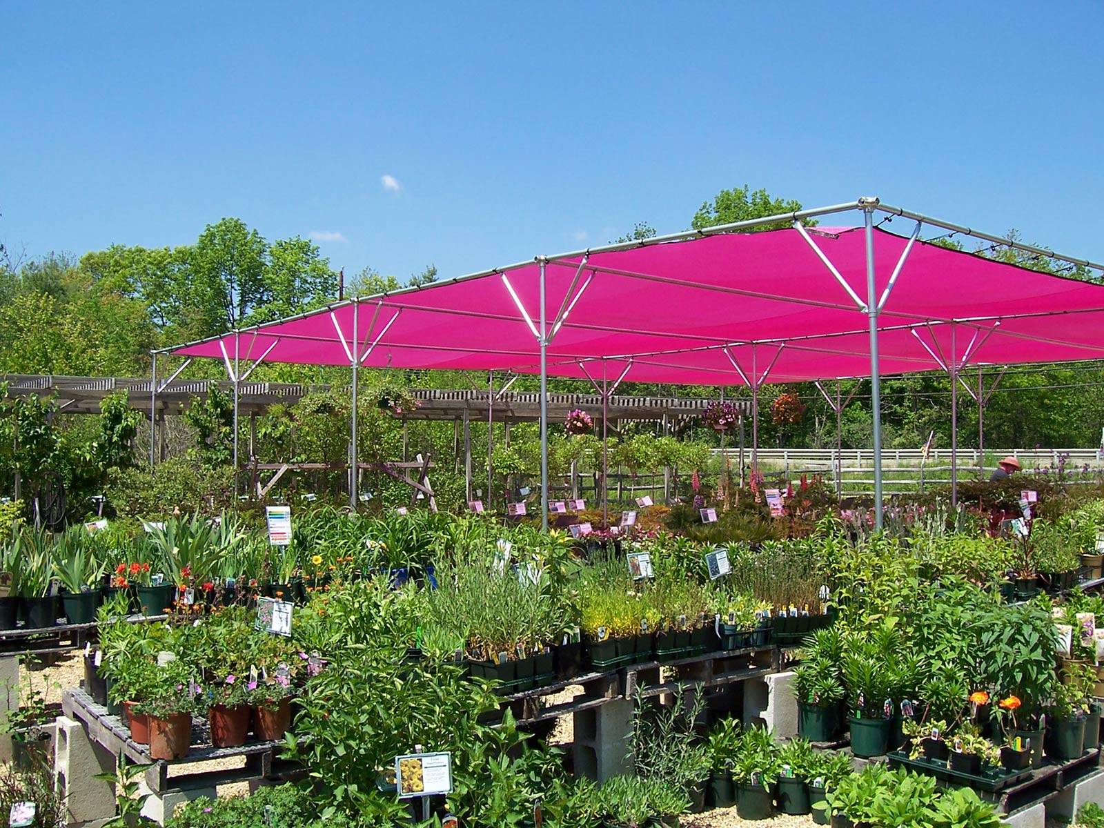 Nice Shade Cloth Structure