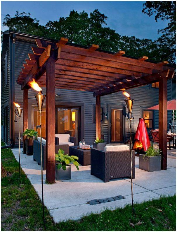 Attached Pergola Ideas