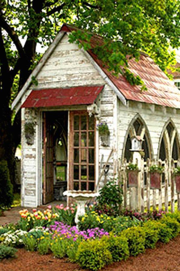 Awesome Garden Shed Transformation Designs
