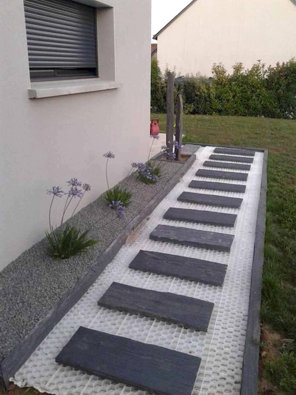 Beautiful Side Yard Garden Path Design Ideas