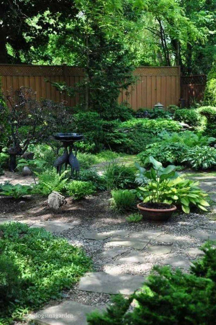 Simple Shade Garden Design Ideas