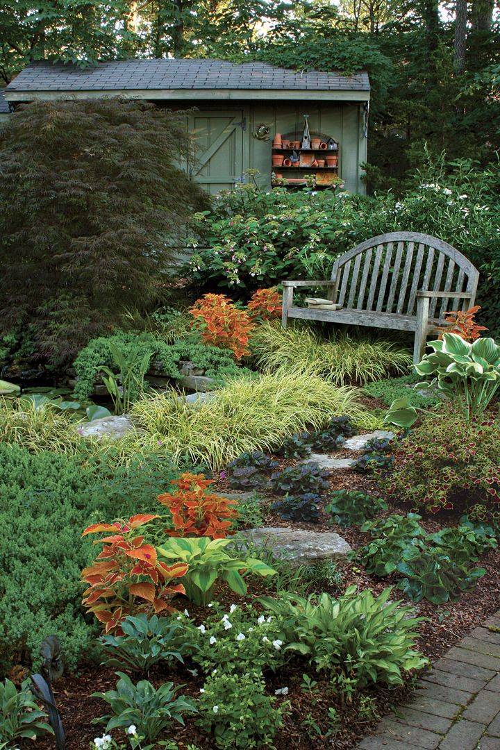 Superb Shade Garden Design Ideas