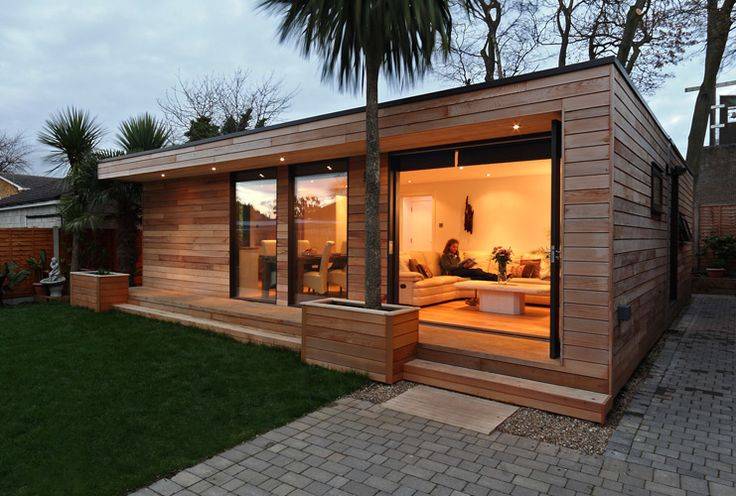 Garden Prefab Glass House Contemporary Garden Rooms
