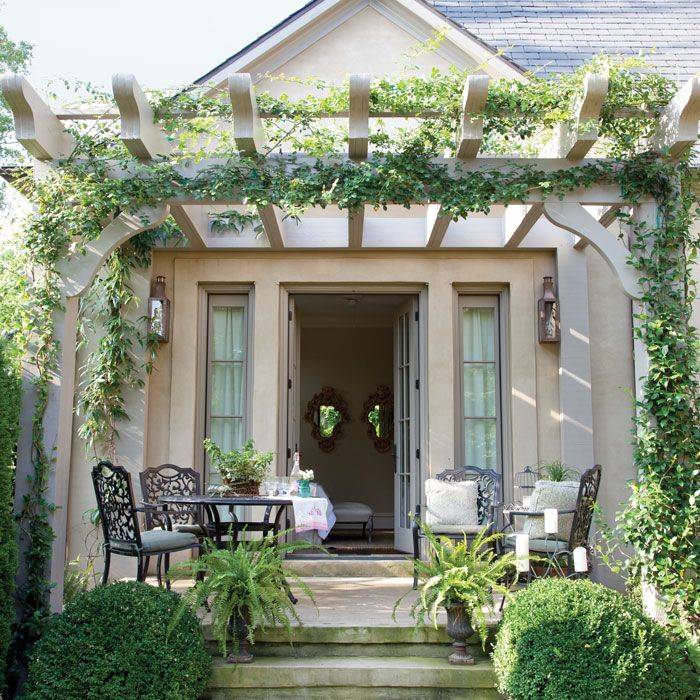 Colorful Porch Cottage Garden