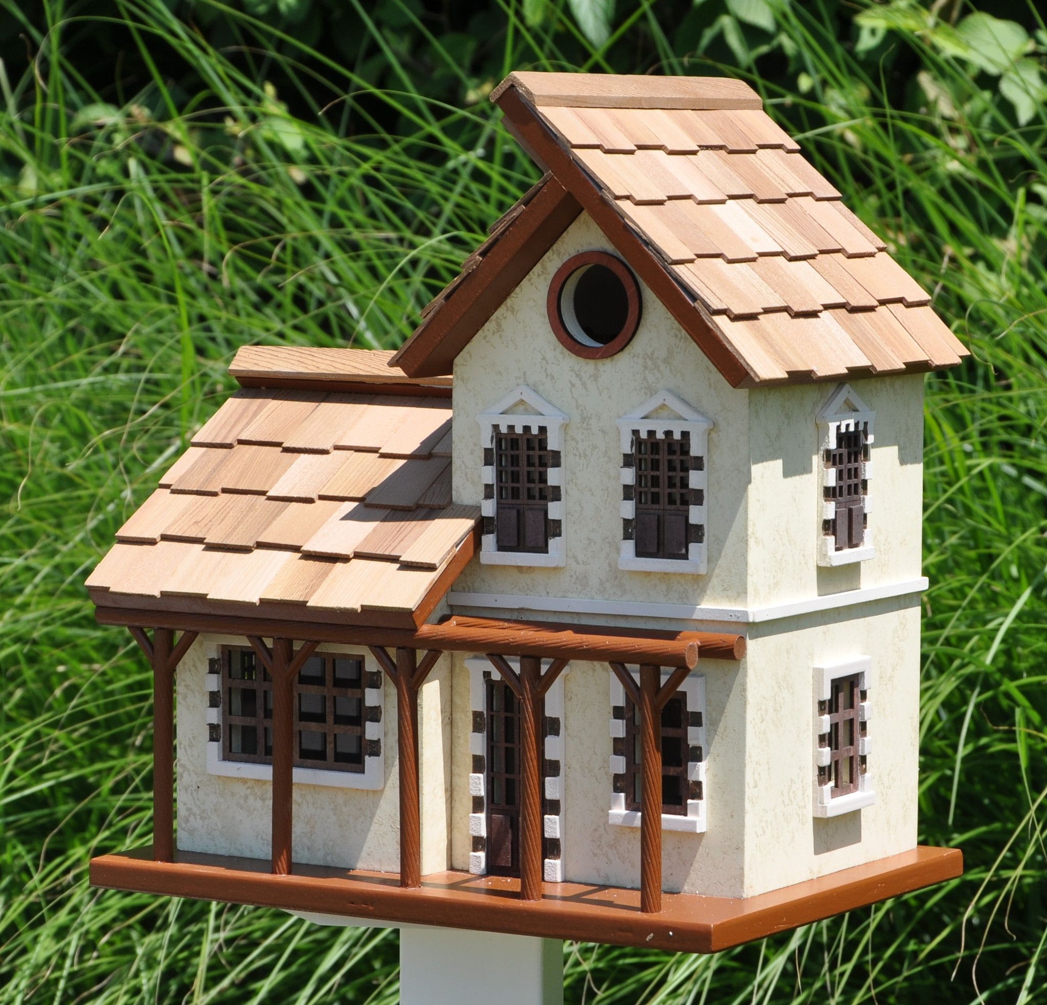 Fieldstone Guest Cottage Birdhouse Decorative Bird Houses