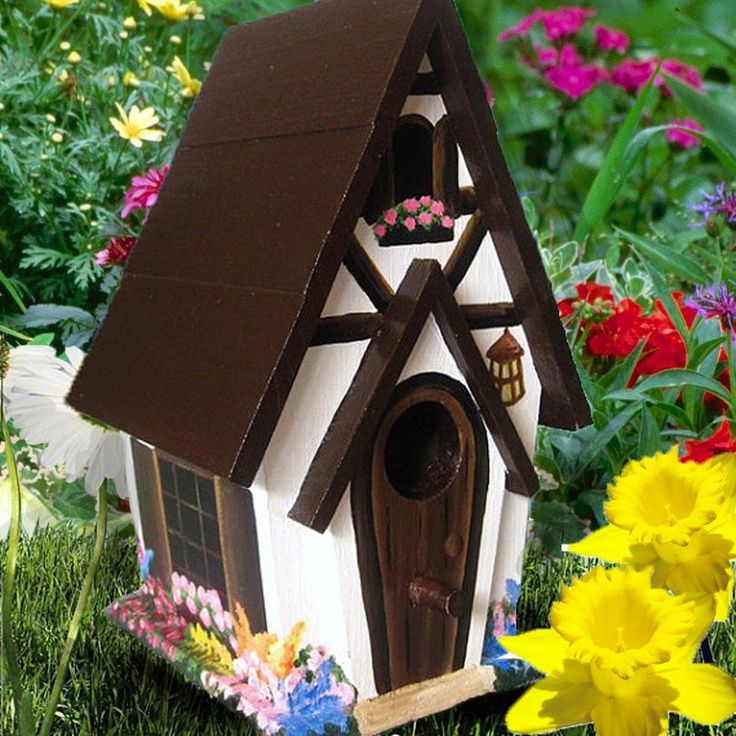 Pacific Grove Cottage Birdhouse