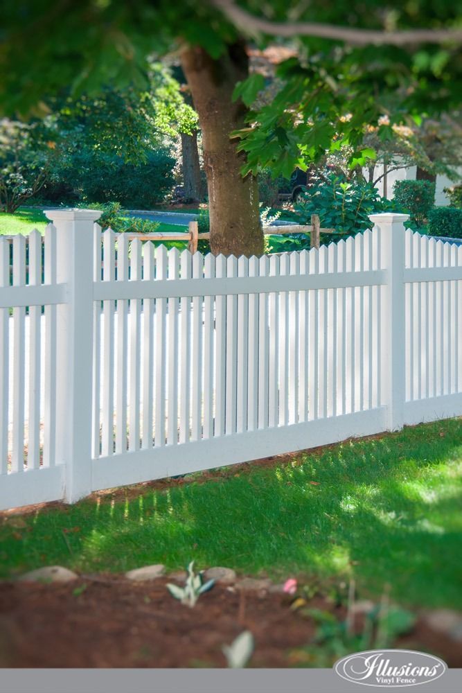 White Vinyl Privacy Fence Vinyl Privacy Fence