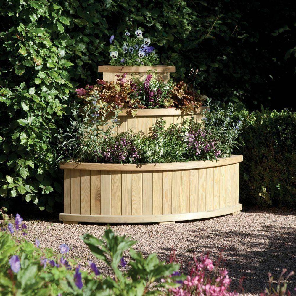 Rowlinson Ellesmere Wooden Planter Rowlinson Garden Products Cuckooland