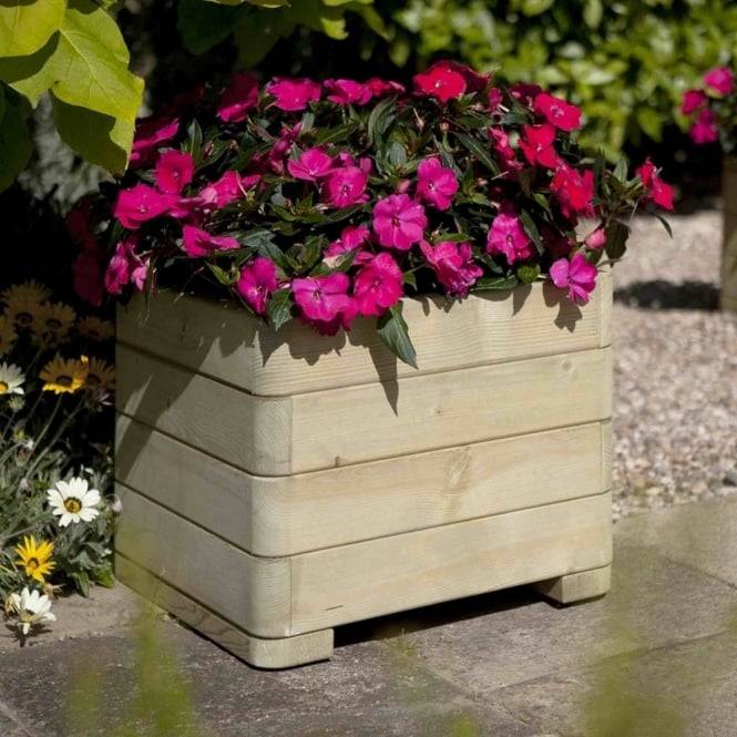Rowlinson Garden Products Marberry Rectangular Planter