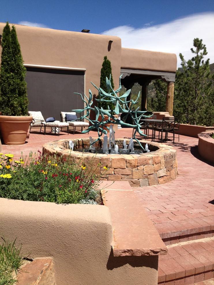 Bird Friendly Santa Fe Garden Desert Landscaping