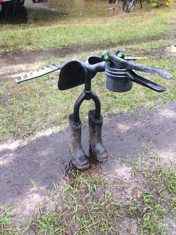 Junk Metal Sculptures Garden Tools Metal
