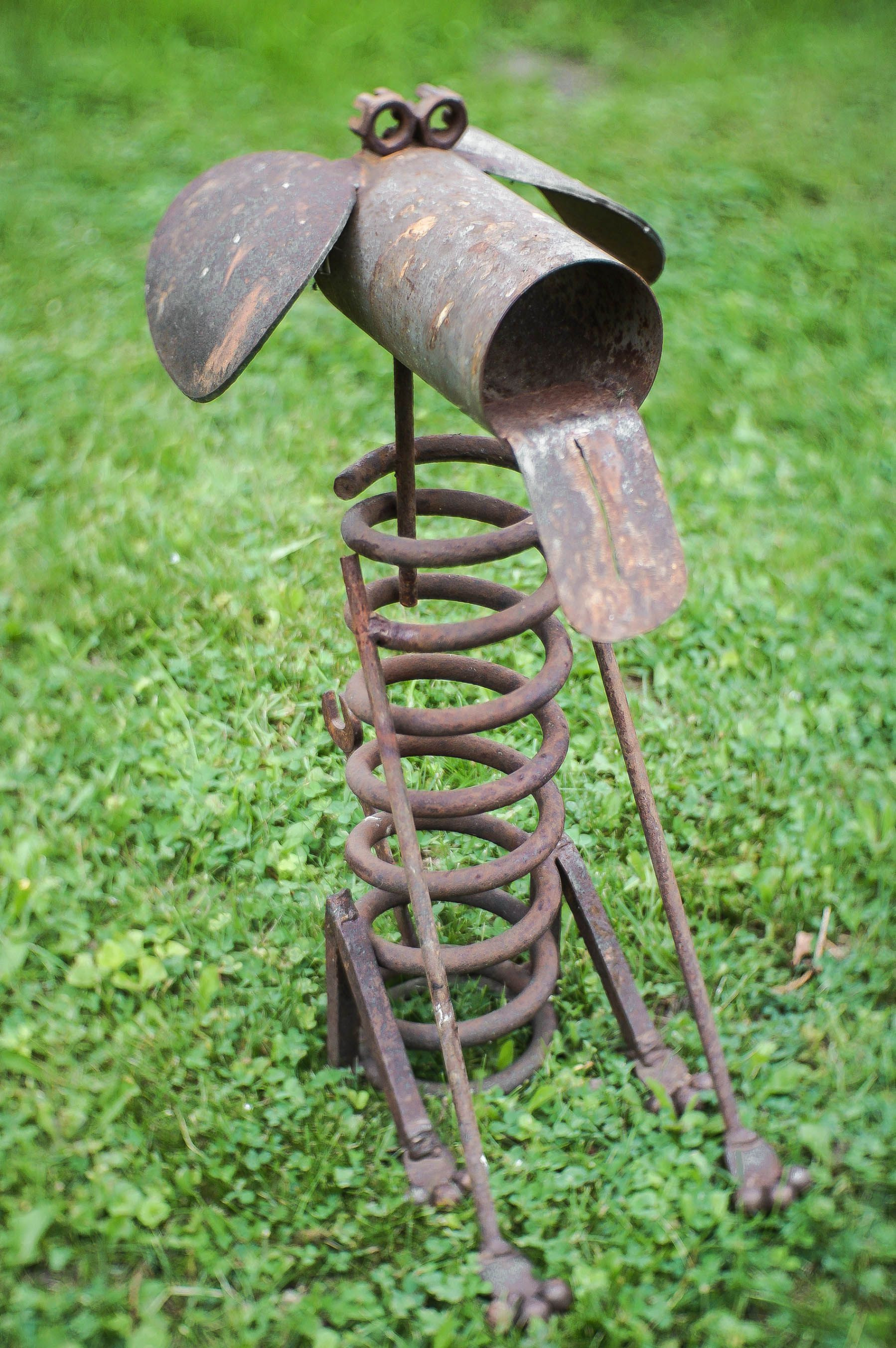 Tired Recycled Metal Art