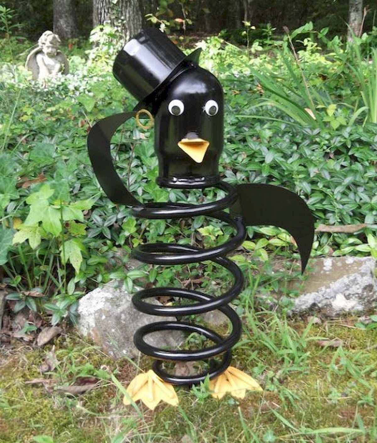 Recycled Metal Yard Art Yard Birds Scrap Metal Art Metal Yard Art