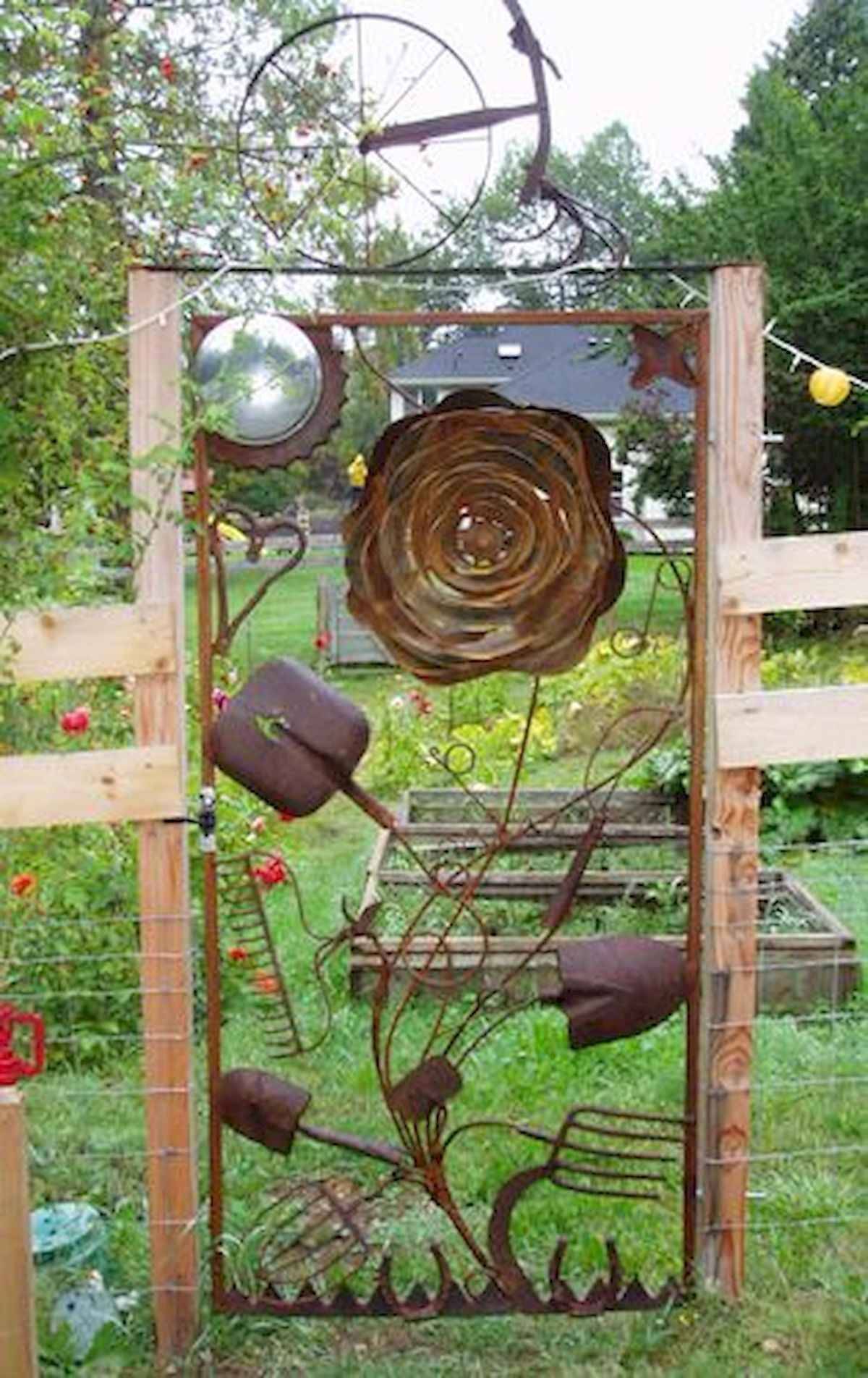 Most Brilliant Garden Junk Repurposed Ideas