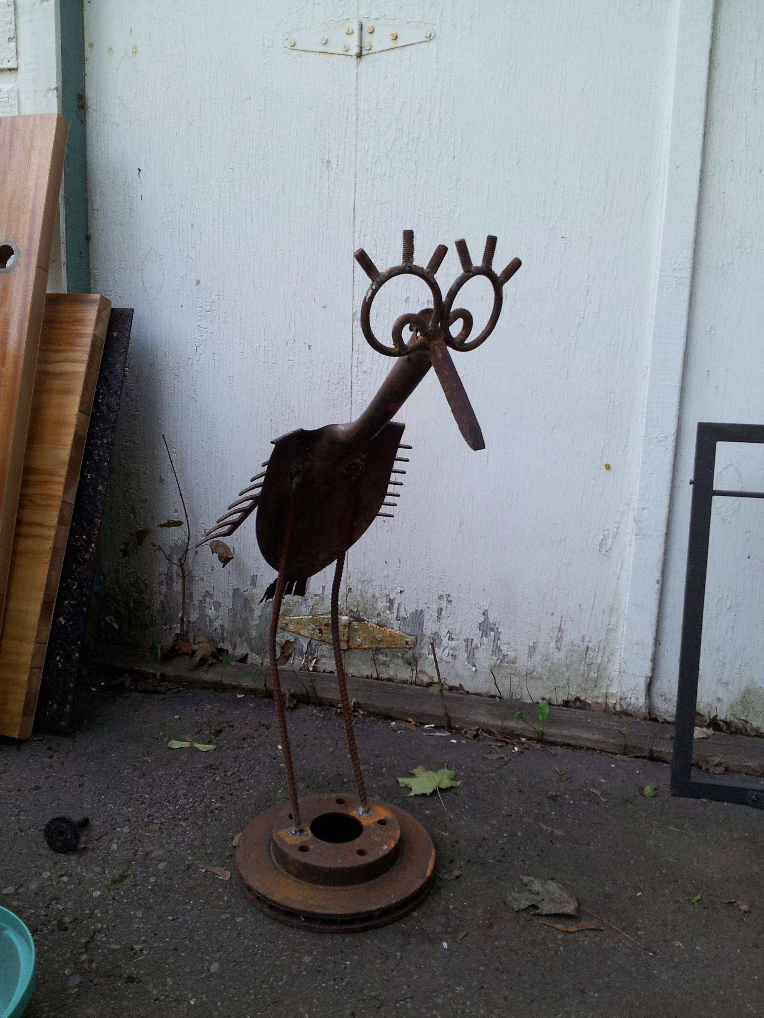 The Garden Scrap Metal Art
